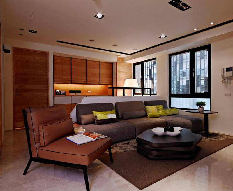 现代简约客厅设计效果图
