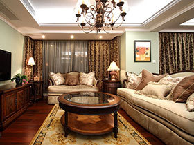 感受美式经典 11个古典美式客厅设计