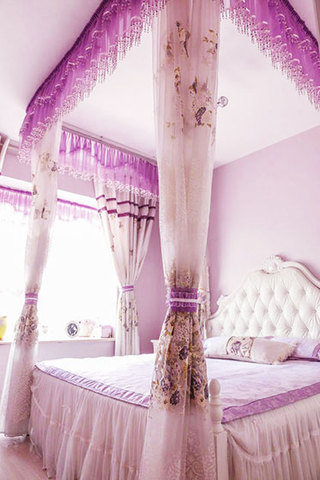 粉色系卧室设计