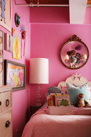 粉色女生卧室设计