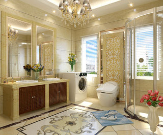 大气美式别墅卫浴间设计