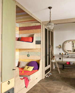 儿童房高矮床设计