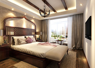 异域风情东南亚风格卧室设计