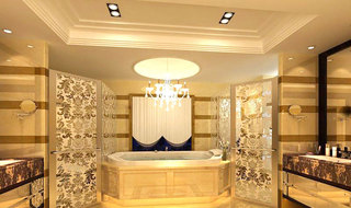浪漫欧式古典卫浴间