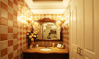 浪漫欧式古典卫浴间