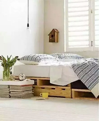 实用小户型卧室收纳床