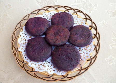 紫薯饼做法的小窍门