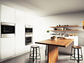 开放式厨房大空间 10图上演简约设计