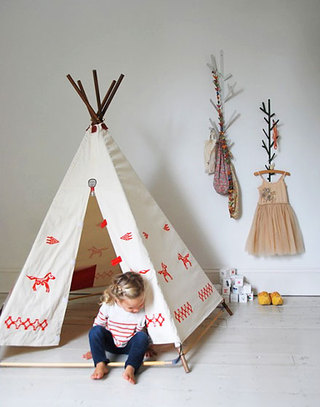 童趣儿童房游戏帐篷设计
