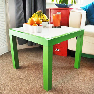 绿色宜家小桌子