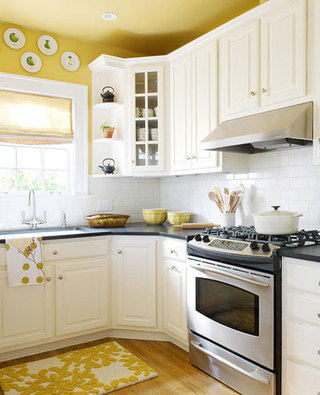黄色厨房设计图