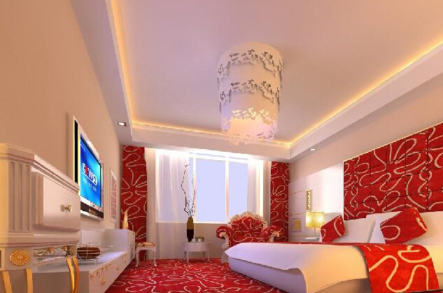 情侣宾馆装饰房间设计图片_齐家网装修效果图
