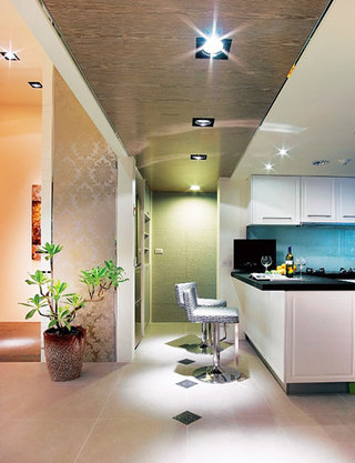 116平米现代简约风格装修厨房设计