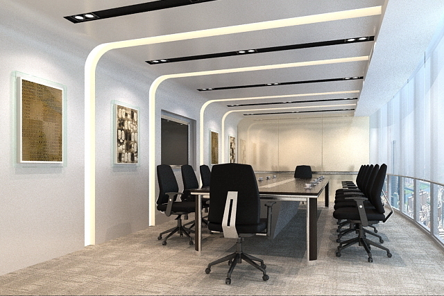 时尚会议室室内装修设计图片2/3