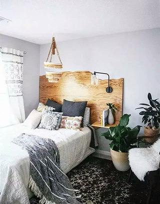 秋季舒适卧室布置效果图