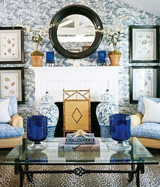 青花瓷装饰客厅