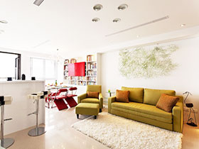 78平米公寓装修效果图 阳光空间设计