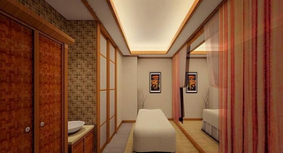 日式美容院室内设计图片案例