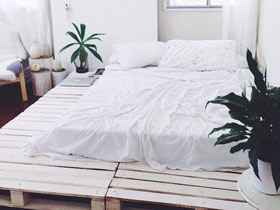 简洁卧室轻松造 10款垫仓板床推荐