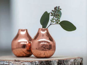 金属质感般时尚 10款金属花瓶图片