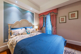 15图别墅装修设计蓝色卧室