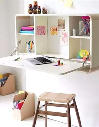 可爱墙面折叠小书桌