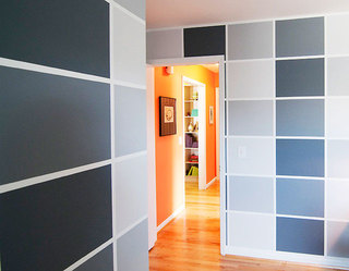 92平米三居室装修案例书房墙面设计