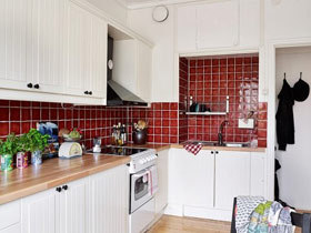 厨房也好色 14款厨房彩色瓷砖