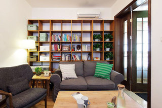 70平米混搭风格设计客厅沙发