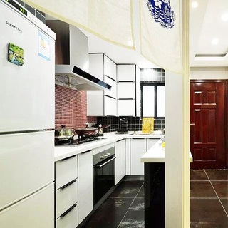 55平米的温馨生活厨房设计