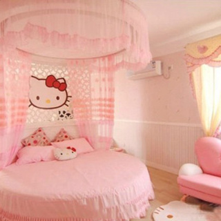 梦幻Kitty简欧风 儿童房卧室装修图