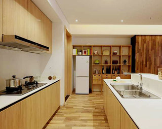 木色厨房装修图