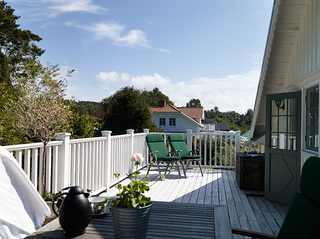 北欧风格白色阳台装修效果图