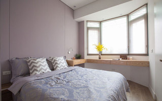 简约风格浪漫紫色主卧室装修效果图