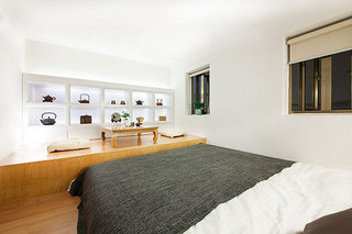 中式风格超小户型卧室榻榻米装修效果图