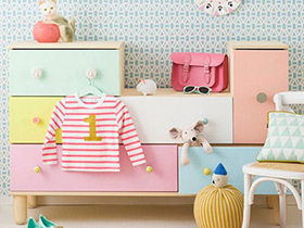 11个色彩缤纷收纳柜 打造完美儿童房装修