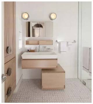 现代卫生间洗手台设计图片