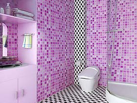 迎紫色新潮  10款紫色系卫生间设计图片