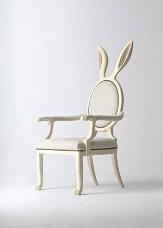 小白兔创意椅子图片大全