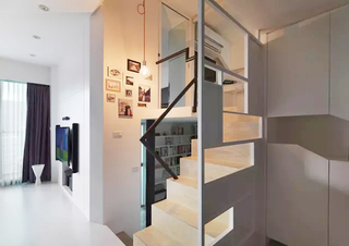 简约北欧风 LOFT创意楼梯设计