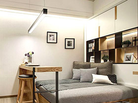33平米单身公寓装修 小户型空间规划真高手