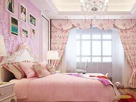 12个女孩房装修效果图 可爱粉彩甜美加分