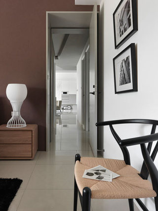 210平现代简约卧室走廊效果图设计