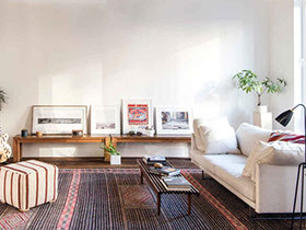 现代美式风格挑高公寓装修图 因细节更出彩