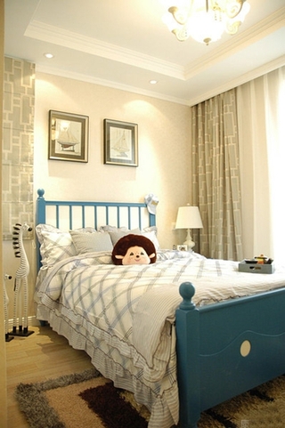 110平清新韩式装修效果图儿童房设计