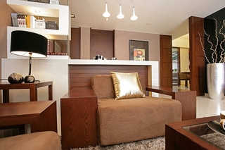 110平公寓装修单人沙发