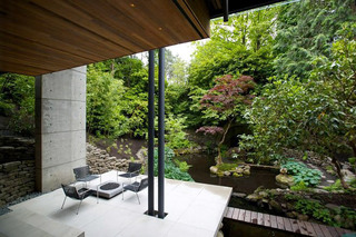 静谧日式风格庭院设计