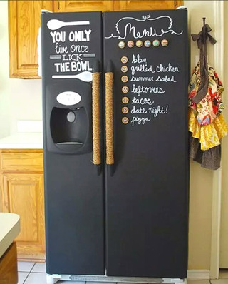 厨房双开门冰箱效果图设计