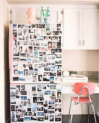 可爱厨房冰箱贴纸效果图