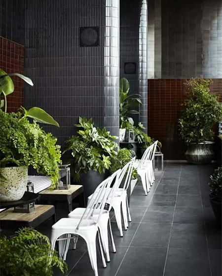绿植主题餐厅装修效果图1/11